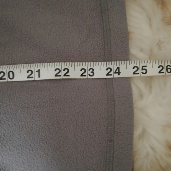 Patagonia Womens sz M Sweatshirt Gray Logo 1/4 Zip Long Sleeve Pullover - Picture 9 of 9